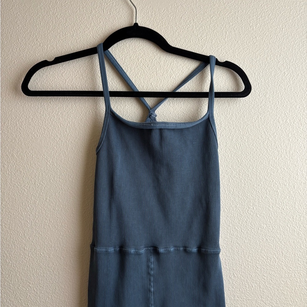 Free People Movement Blue Onesie